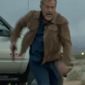 Agent Petrovick Boneyard Brown Leather Jacket