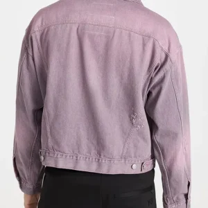 All American S06 Spencer James Purple Denim Jacket