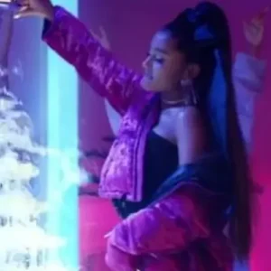 Ariana Grande 7 Rings Pink Puffer Jacket