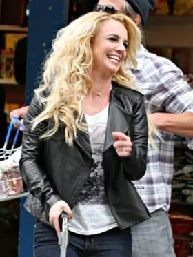 BRITNEY SPEARS LEATHER JACKET