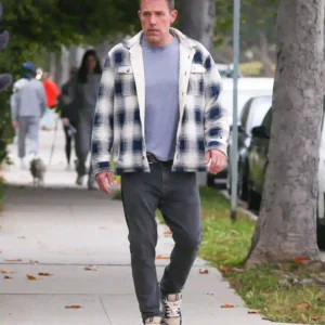 Ben Affleck Plaid Wool Jacket scaled
