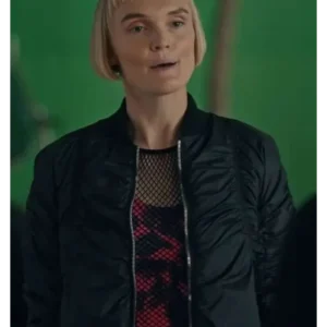 Betty Geek Girl Black Bomber Jacket