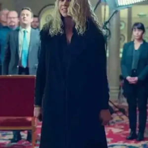 Billie Piper Scoop 2024 Long Coat