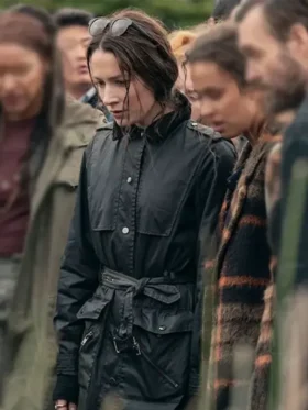 Bodkin 2024 Dove Black Cotton Coat For Sale