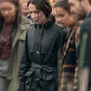 Bodkin 2024 Dove Black Cotton Coat For Sale