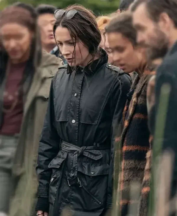 Bodkin 2024 Dove Black Cotton Coat For Sale