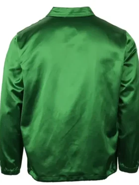 Brooklyn Dodgers 1937 Satin Windbreaker Green Jacket Back