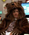 Brown Workaholics Bear Coat
