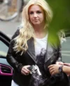 Buy Britney Spears Black Leather Jacket For Sale Men And Women