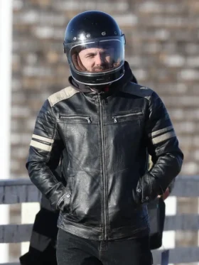 Buy Casey Affleck The Instigators Black Leather Jacket