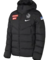Buy Collingwood Black Puffer hooded Jacket For Sale Men And Women