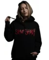 Buy Eminem Slim Shady Red Printed on a Black Hoodie For Sale