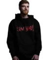 Buy Eminem Slim Shady Red Printed on a Black Hoodie For Sale Men And Women