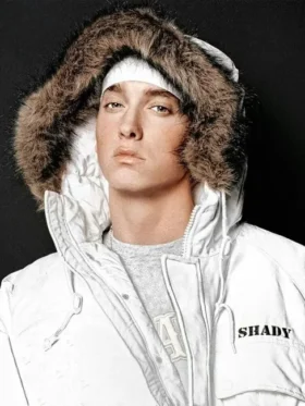 Buy Eminem White Parka Jacket For Sale Men And Women