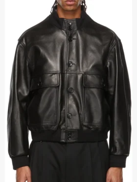Buy Magliano Black Leather Jacket
