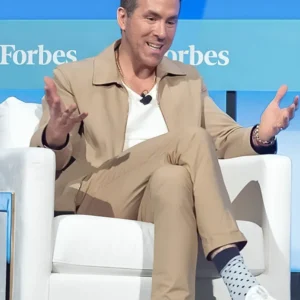 Buy Ryan Reynolds Forbes Iconoclast Summit Cotton Jacket 