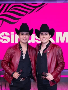 Buy SiriusXM Miami Los 2 de la S Brown Leather Jacket