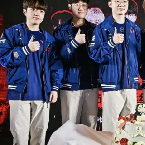 Buy T1 Mid Season Invitational 2024 Blue Bomber Jacket