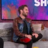Buy The Kelly Clarkson Show Ben Platt Denim Leather Jacket