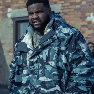 Buy Tobi Bamtefa Mayor of Kingstown Season 03 Camo Jacket