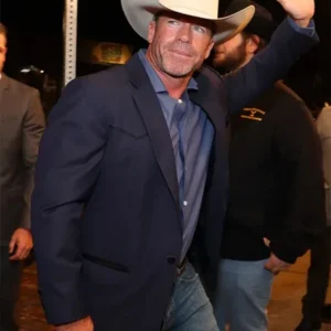 Buy Yellowstone Travis Wheatley Blue Coat