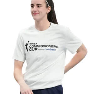 Caitlin Clark 2024 Commissioner’s Cup Cotton T-Shirts