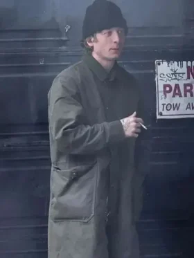 Carmen Berzatto The Bear S03 Green Cotton Trench Coat