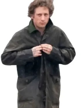 Carmen Berzatto The Bear S03 Green Cotton Trench Coat For Men