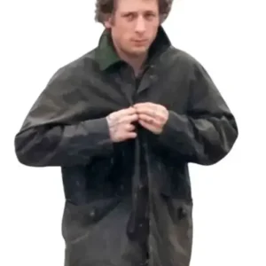 Carmen Berzatto The Bear S03 Green Cotton Trench Coat For Men