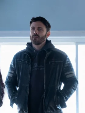 Casey Affleck The Instigators Black Leather Jacket