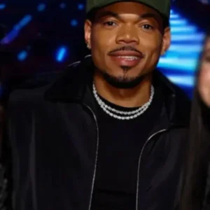 Chance the Rapper The Voice Black Satin Jacket