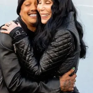 Cher The Bikeriders 2024 Biker Leather Jacket For Sale