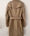 Cleopatra Coleman Clipped 2024 Beige Trench Coat On Sale