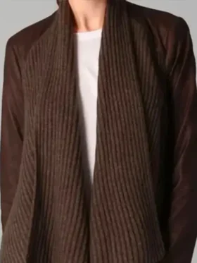 Clipped 2024 Jacki Weaver Brown Wool Jacket