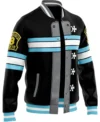 Company 8 Fire Force Black Varsity Jacket For Sale