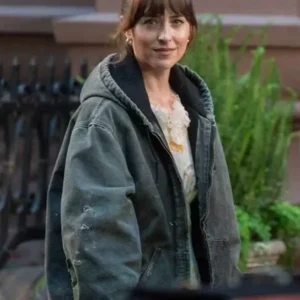 Dakota Johnson Materialists 2024 Hooded Jacket
