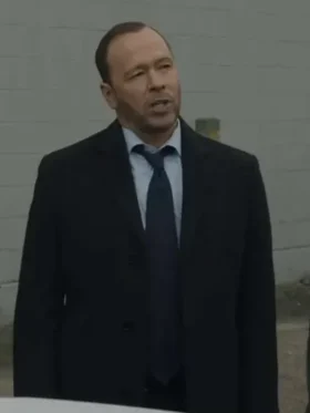 Danny Reagan Blue Bloods S14 Black Wool Coat