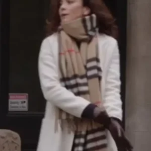 Dark Matter 2024 Alice Braga White Wool Coat