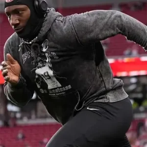 Deebo Samuel Standing On Business Denim Grey Hoodie