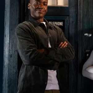 Doctor Who 73 Yard Ncuti Gatwa BlacK Jacket