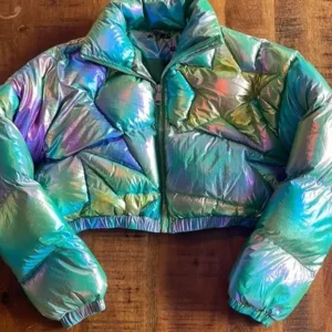 Doctor Who S14 Rotterdam Twins Cropped Padded Jacket For Sale