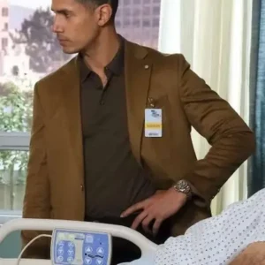 Dr. Jared Kalu The Good Doc­tor S06 Brown Blazer