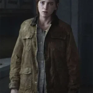 Ellie The Last Of Us Part II Suede Leather Jacket