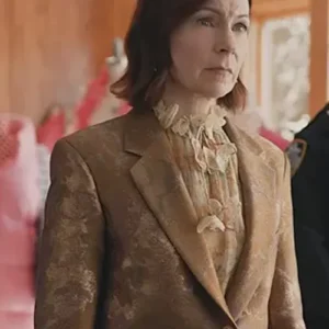 Elsbeths Brown Metallic Floral Blazer