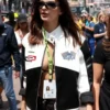 Emily Ratajkowski F1 Monaco Grand Prix Real Leather Jacket