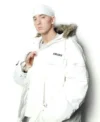 Eminem White parka Jacket