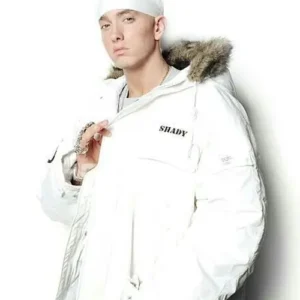 Eminem White parka Jacket