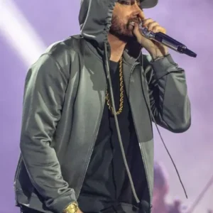 Eminem night Michigan Central Station jacket