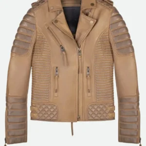Fast X 2023 Michelle Rodriguez Brown Leather Jacket 
