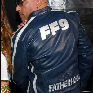 Fast and Furious 9 Vin Diesel Blue Leather Jacket On Sale